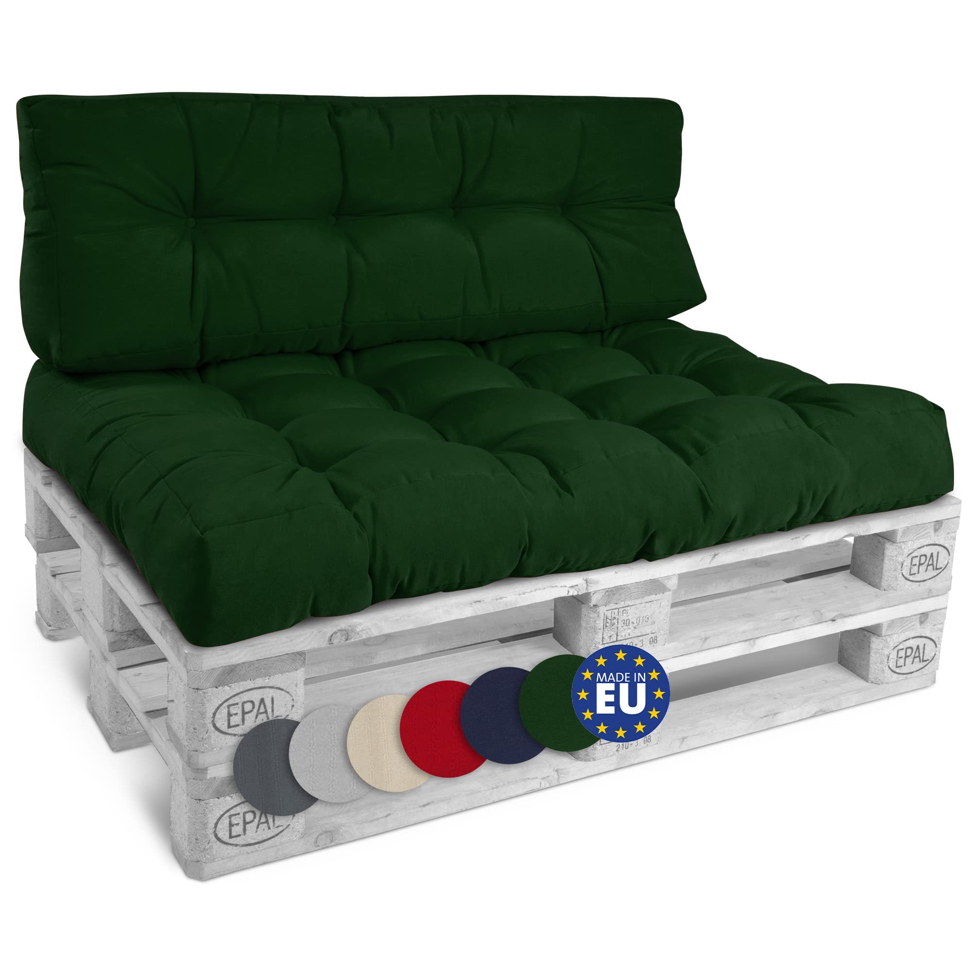 Beautissu Set Palettenkissen Outdoor Style