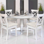Beautissu 4er Set Stuhlkissen 40x40 cm Lea