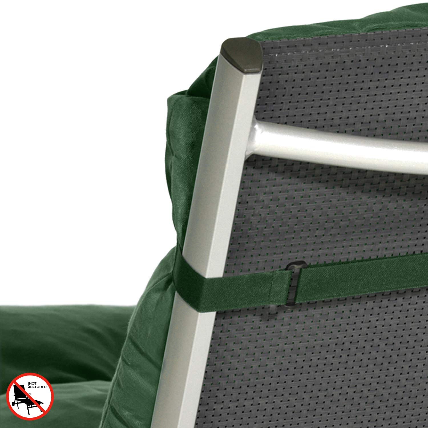 Beautissu Auflage Sonnenliege Deckchair Liegenauflage 190x60 cm Flair RL