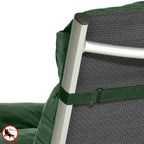 Beautissu Auflage Sonnenliege Deckchair Liegenauflage 190x60 cm Flair RL