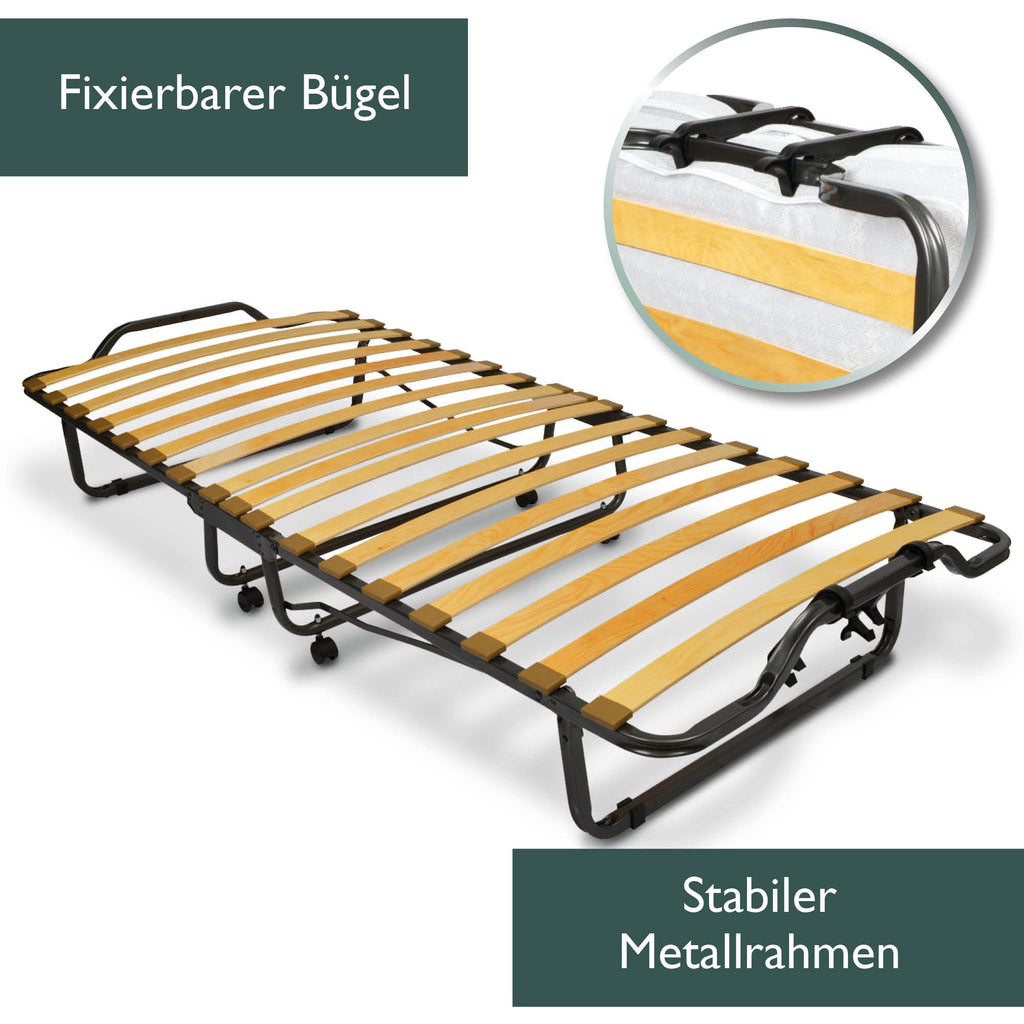 Beautissu Gästebett klappbar 90x200 cm Venetia
