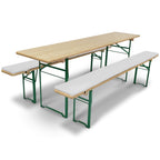 Set mit drei Bezügen für Tisch und Bänke