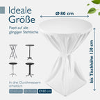 Beautissu Premium Stehtischhusse