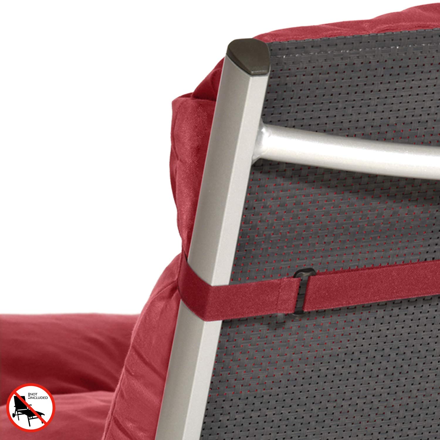 Beautissu Auflage Sonnenliege Deckchair Liegenauflage 190x60 cm Flair RL
