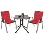 Beautissu Niedriglehner Auflage Gartenstuhl 100x50x6 cm Loft NL