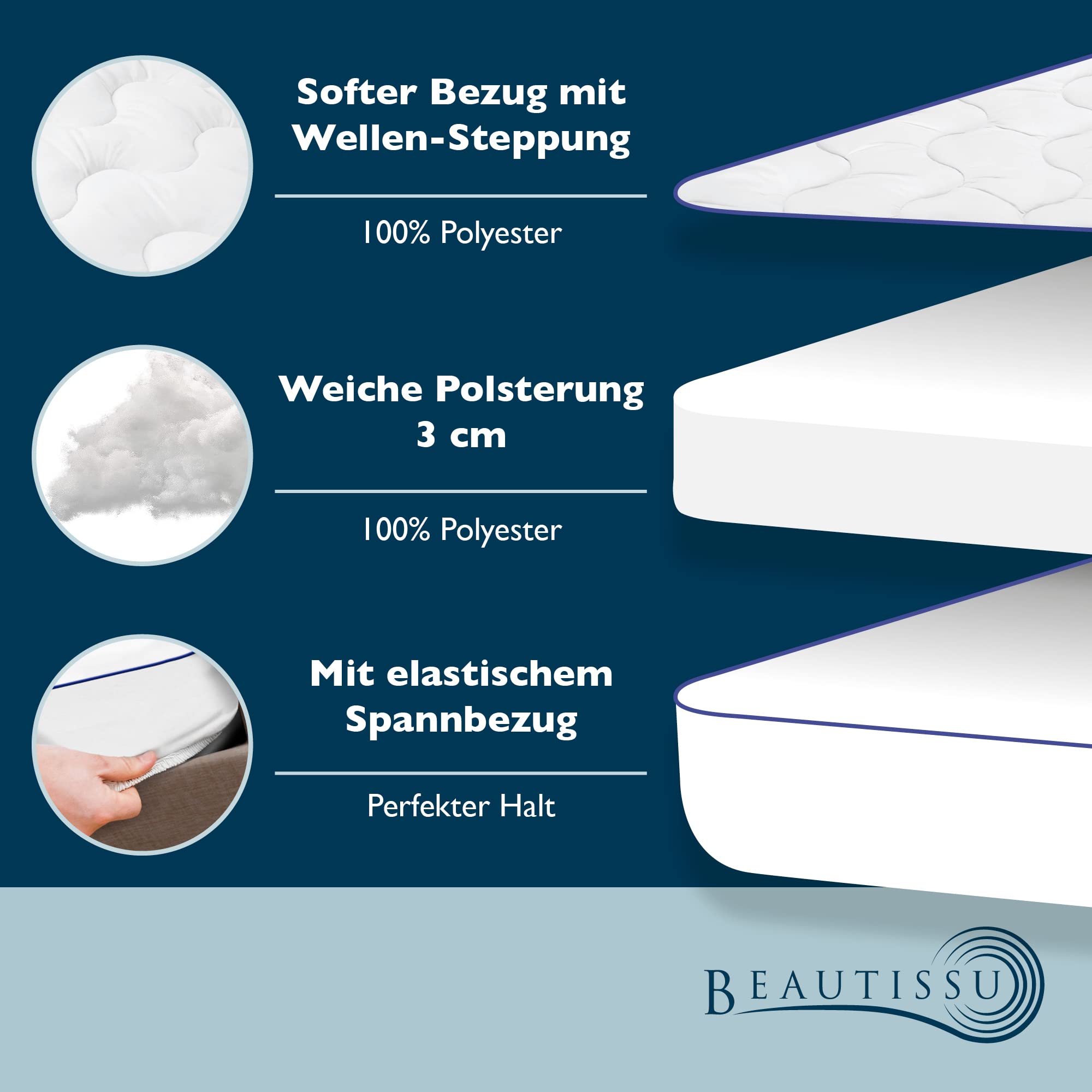 Beautissu Matratzentopper MT Base