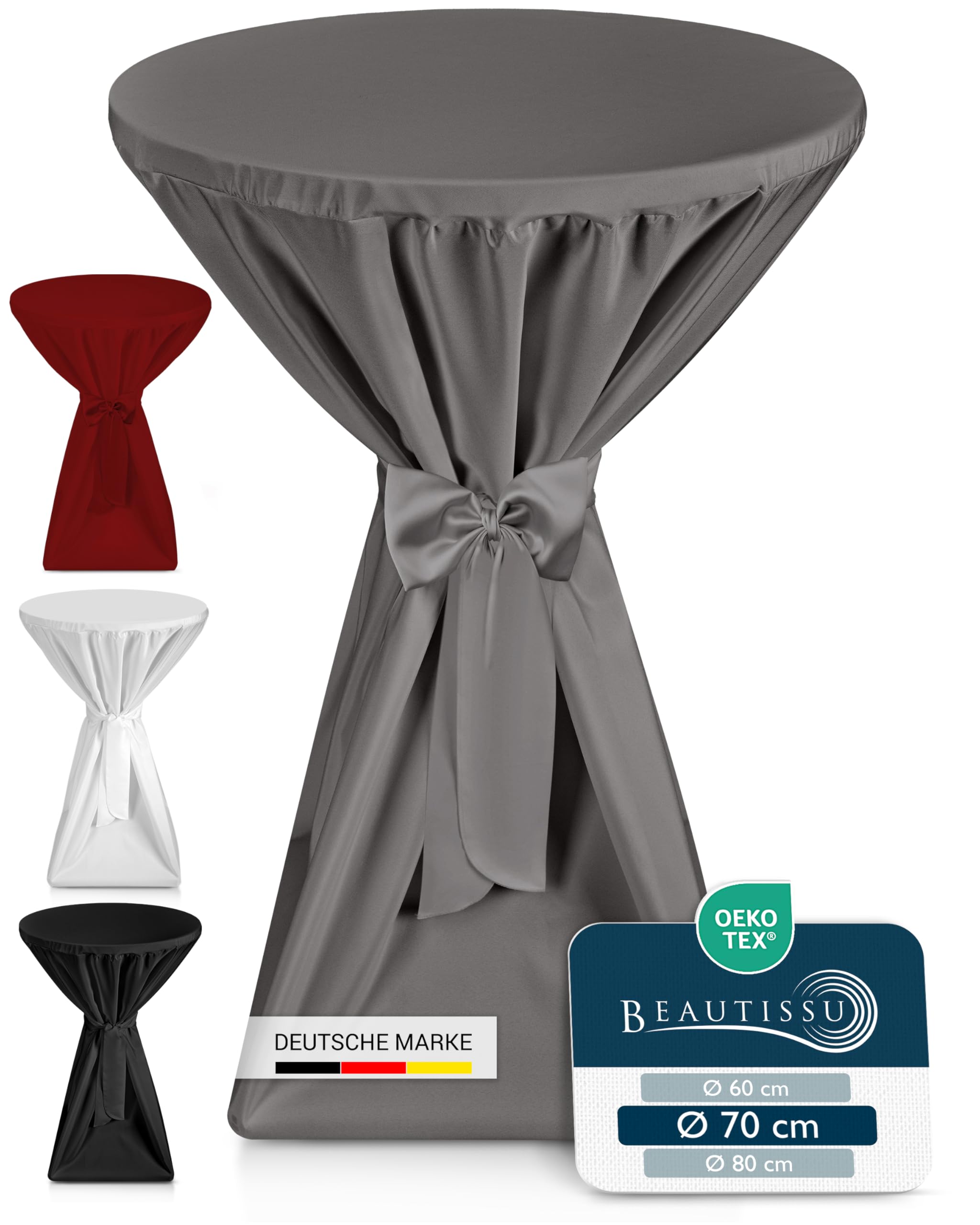 Beautissu Premium Stehtischhusse