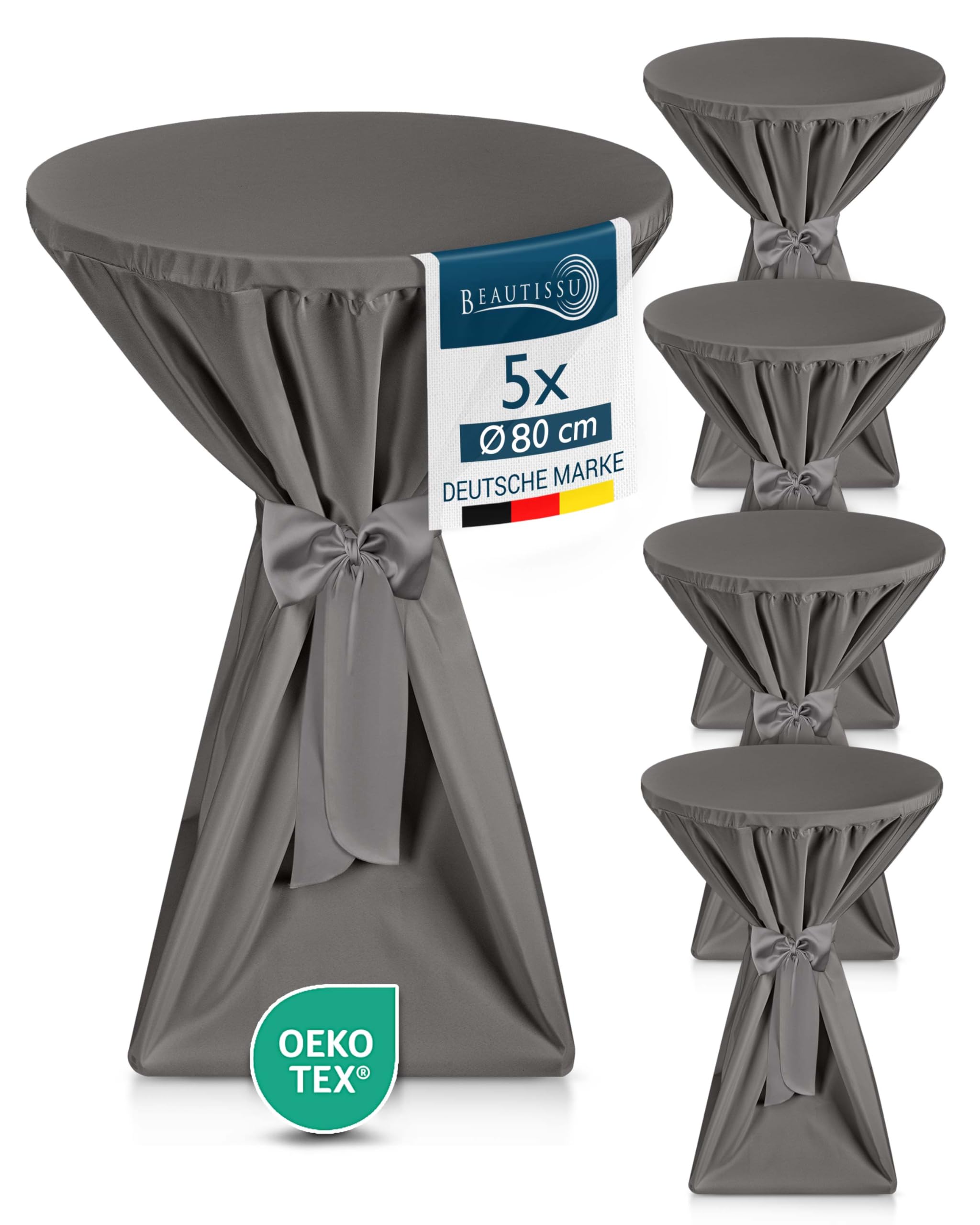 Beautissu Premium Stehtischhusse