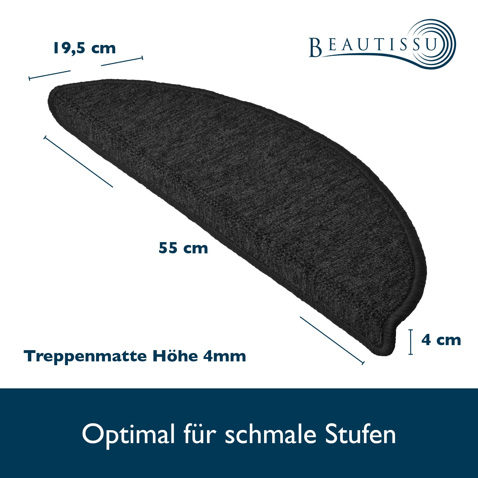 Beautissu XXL Treppenstufen Matten ProStair