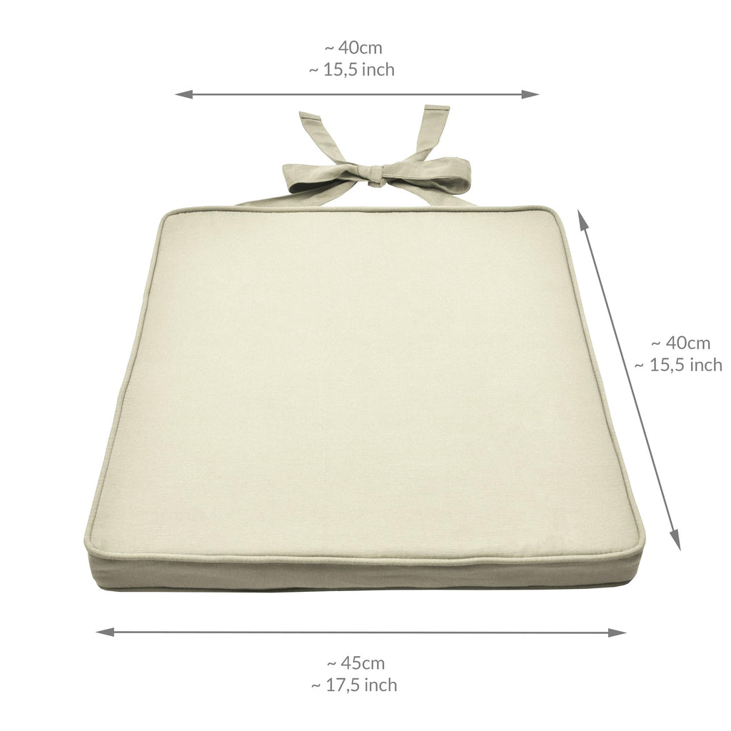 Beautissu Loft SK Stuhlkissen 45x40 cm