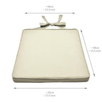 Beautissu Loft SK Stuhlkissen 45x40 cm