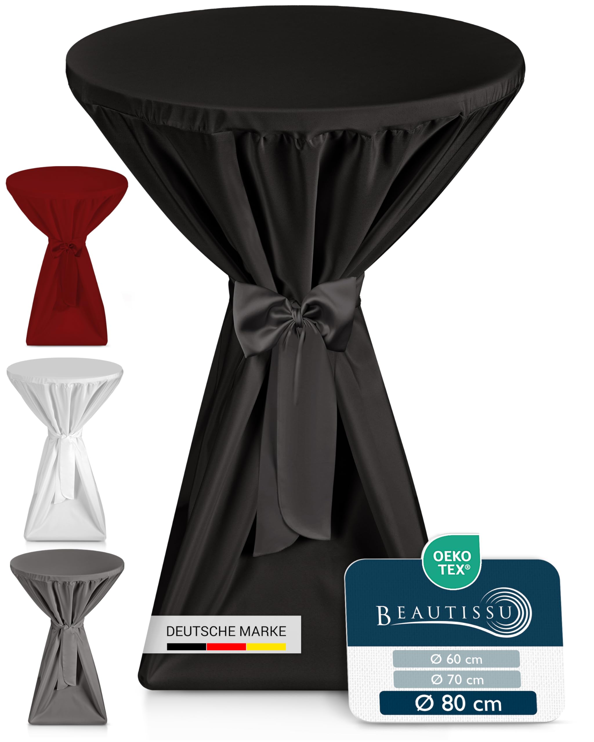 Beautissu Premium Stehtischhusse