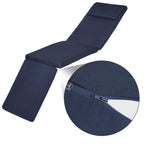 Beautissu Luxus Deckchair Auflage Sonnenliege 175x45x5cm LoftLux DC