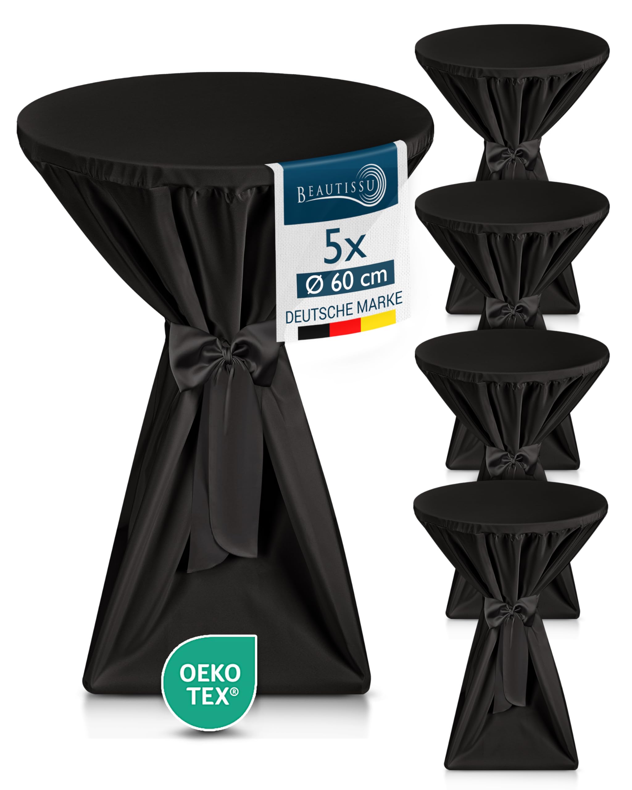 Beautissu Premium Stehtischhusse