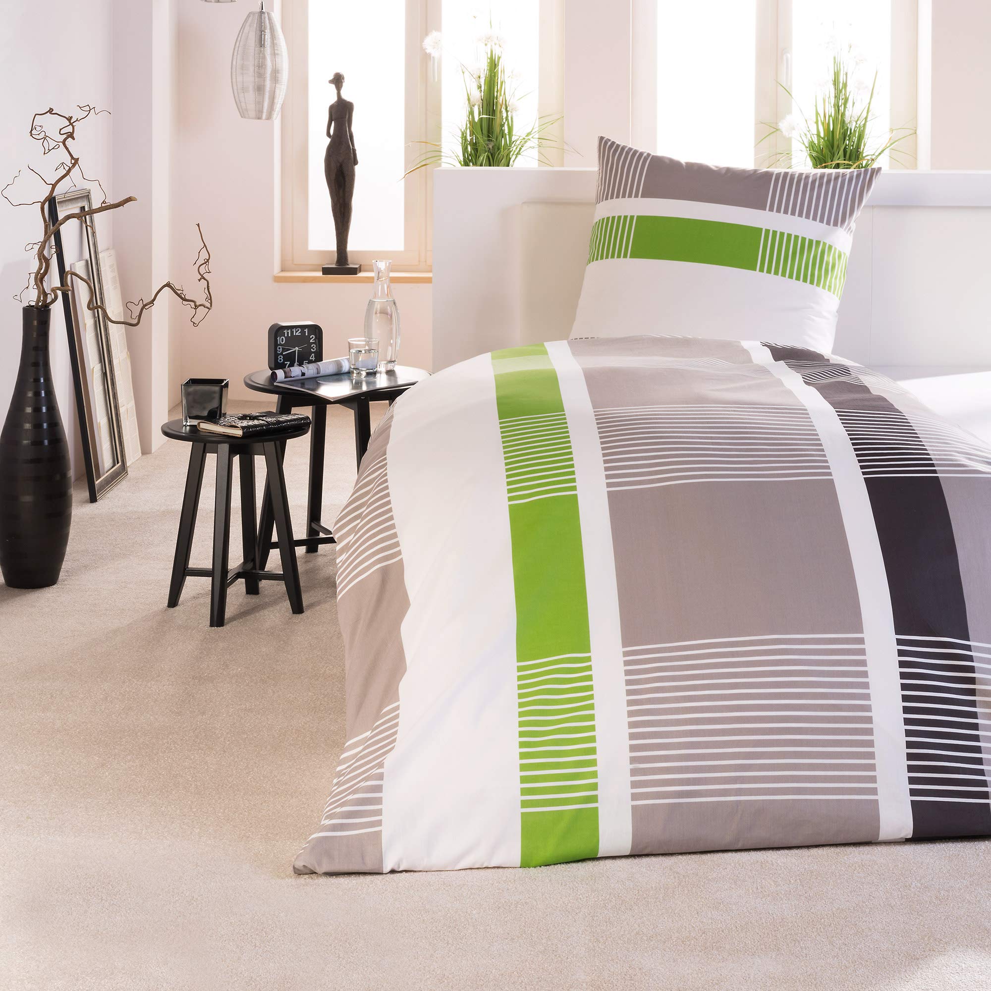 Beautissu Bettwäsche Baumwolle Dana