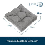 Beautissu Outdoor Loungekissen 60x60cm BeauFlair