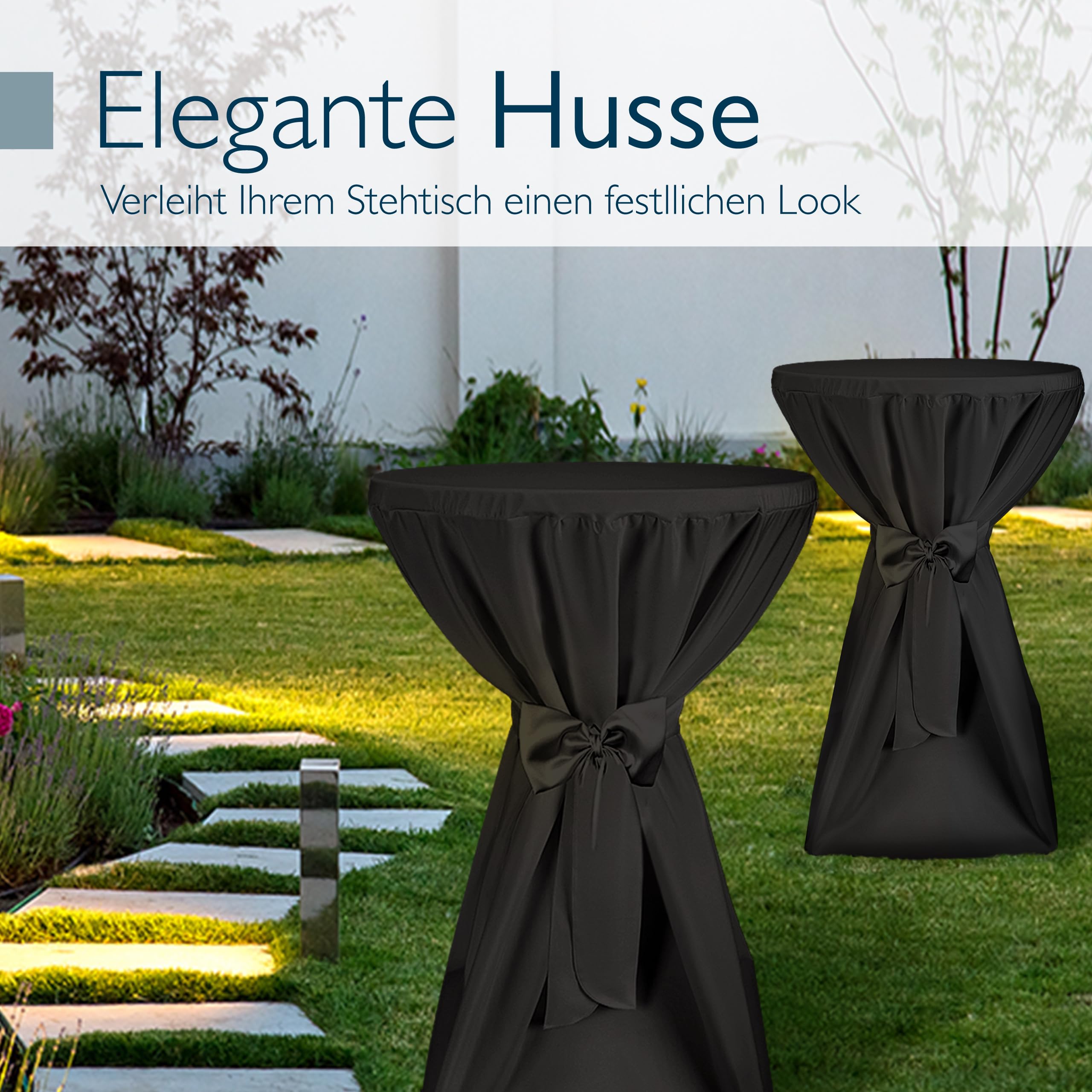 Beautissu Premium Stehtischhusse