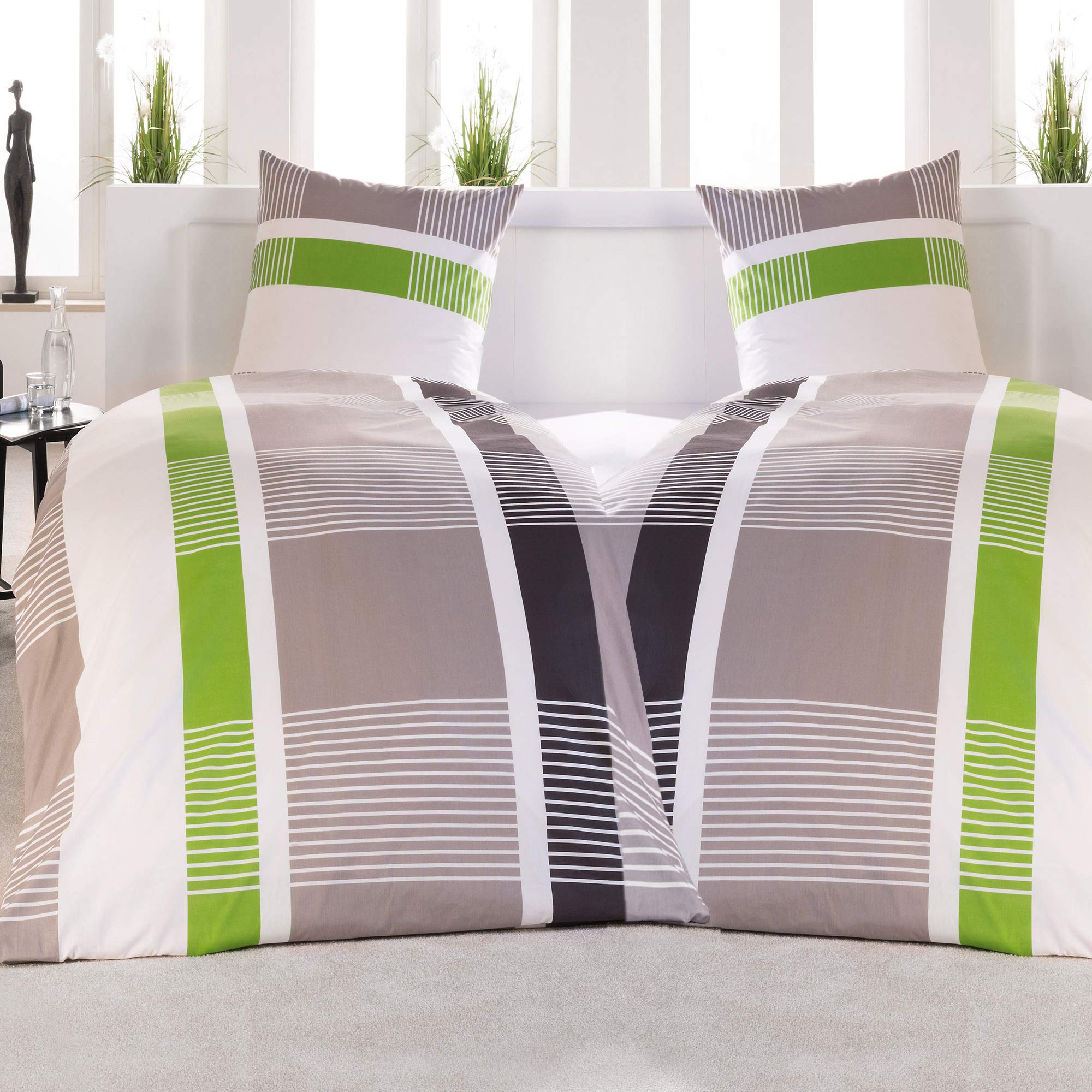 Beautissu Bettwäsche Baumwolle Dana