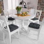 Beautissu 4er Set Sitzkissen 40x40 cm Lisa