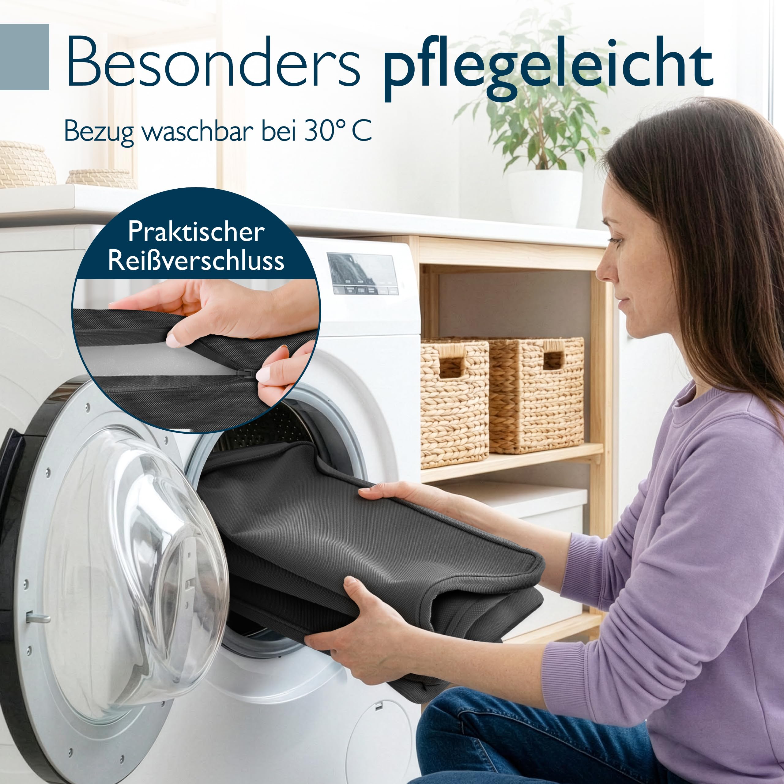 Beautissu Bankauflage 100% Wasserdicht – in div. Farben & Größen – QD-BK
