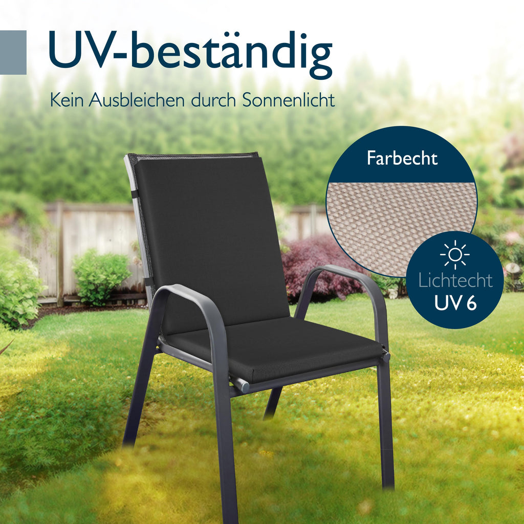 Beautissu Premium Niedriglehner Auflage 100x50cm