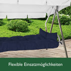 Beautissu Sitzkissen für Hollywoodschaukel 180x50x8cm Flair HS