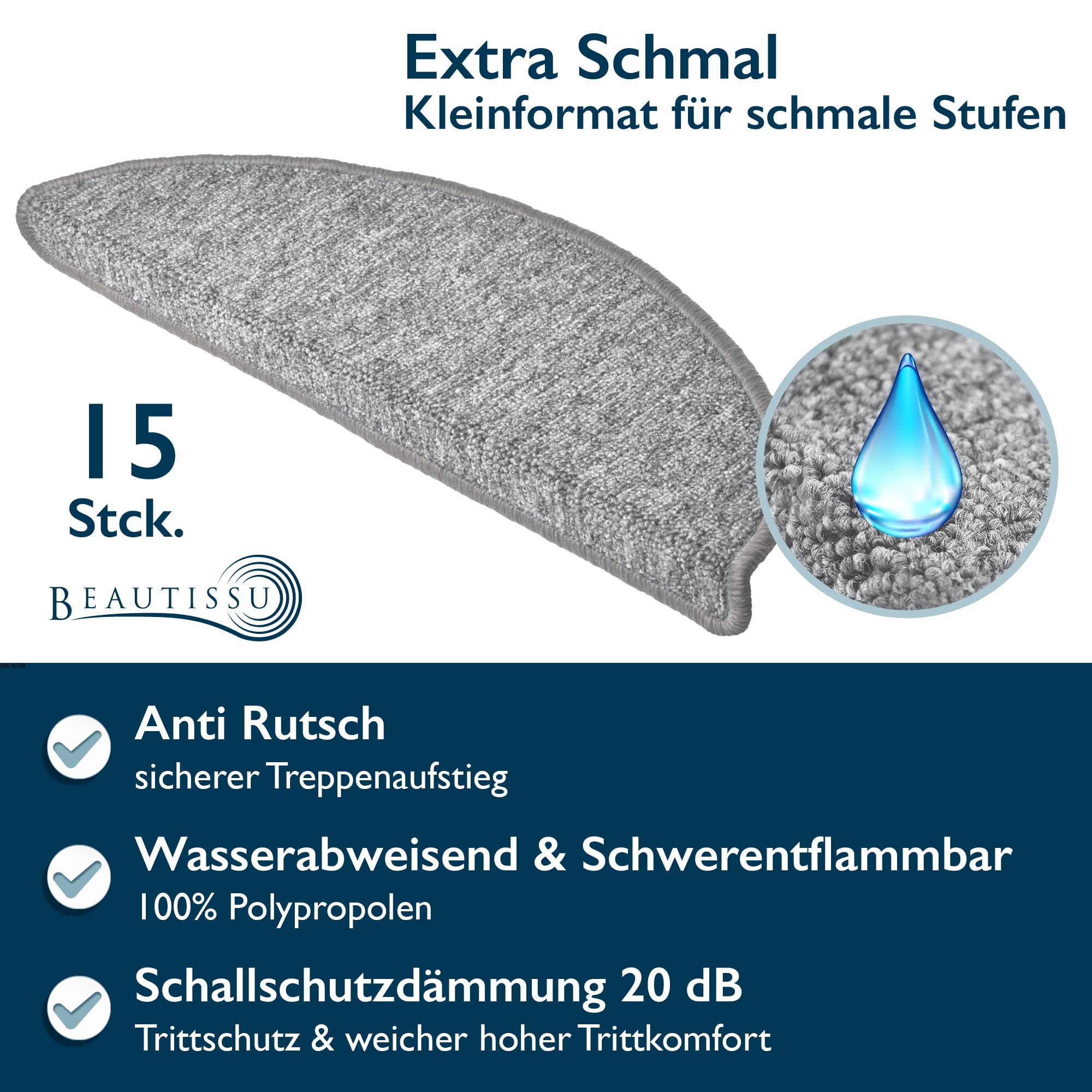 Beautissu XXL Treppenstufen Matten ProStair