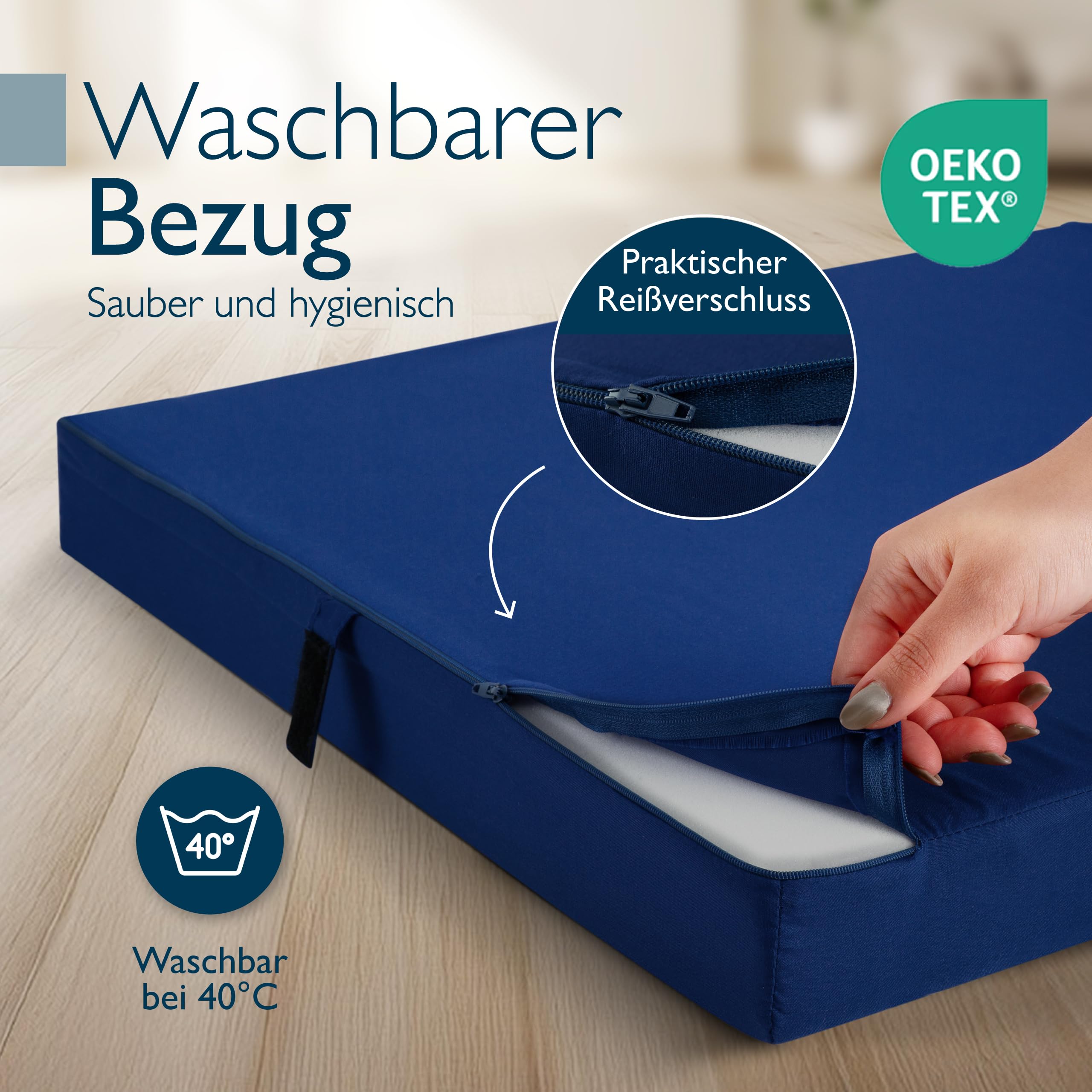 Beautissu Faltbare Matratze Campix