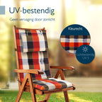 Beautissu 6er Set Premium Hochlehner Auflage Kopfpolster 120x50cm Sun-HL
