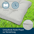 Beautissu Lounge Kissen Outdoor 50x50 cm xLuna