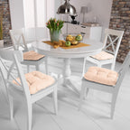 Beautissu 4er Set Sitzkissen 40x40 cm Lisa