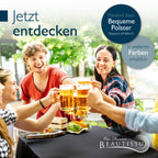 Beautissu 3tlg Biertischhussen Set