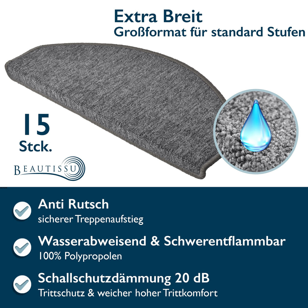 Beautissu XXL Treppenstufen Matten ProStair