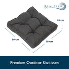 Beautissu Outdoor Loungekissen 60x60cm BeauFlair