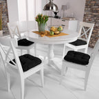 Beautissu 4er Set Sitzkissen 40x40 cm Lisa