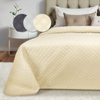 Beautissu Tagesdecke in Steppoptik Olivia
