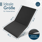 Beautissu Premium Niedriglehner Auflage 100x50cm