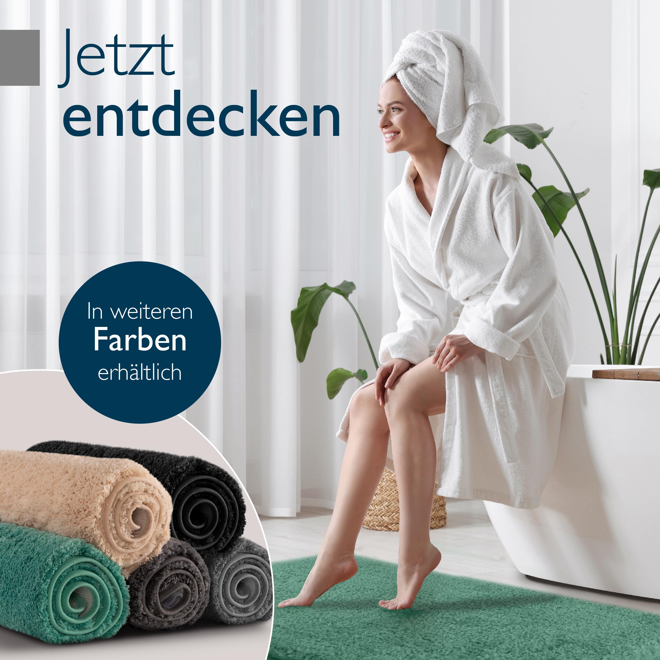 Beautissu Badematte rutschfest BeauMare FL
