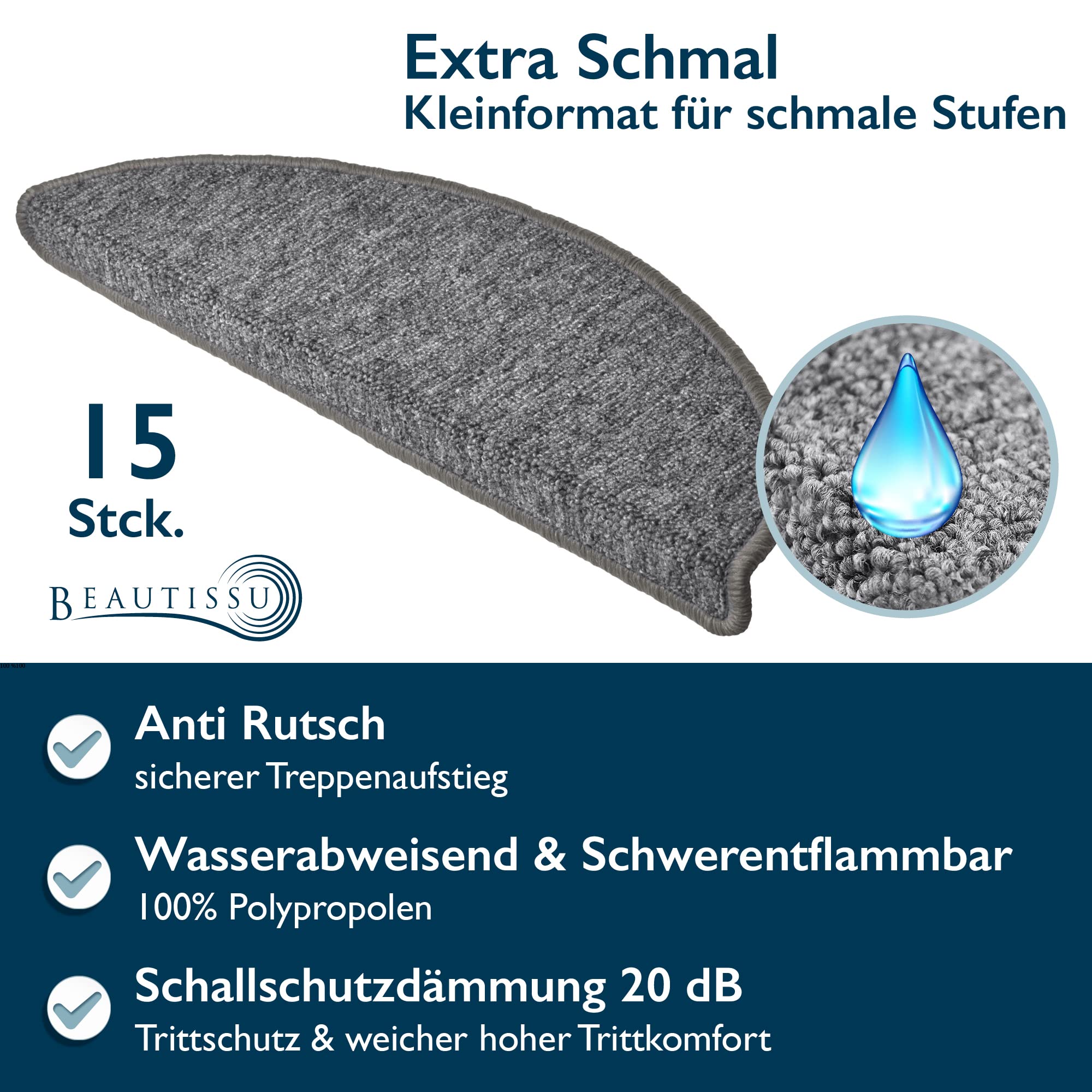 Beautissu XXL Treppenstufen Matten ProStair