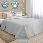 Beautissu Tagesdecke in Steppoptik Olivia