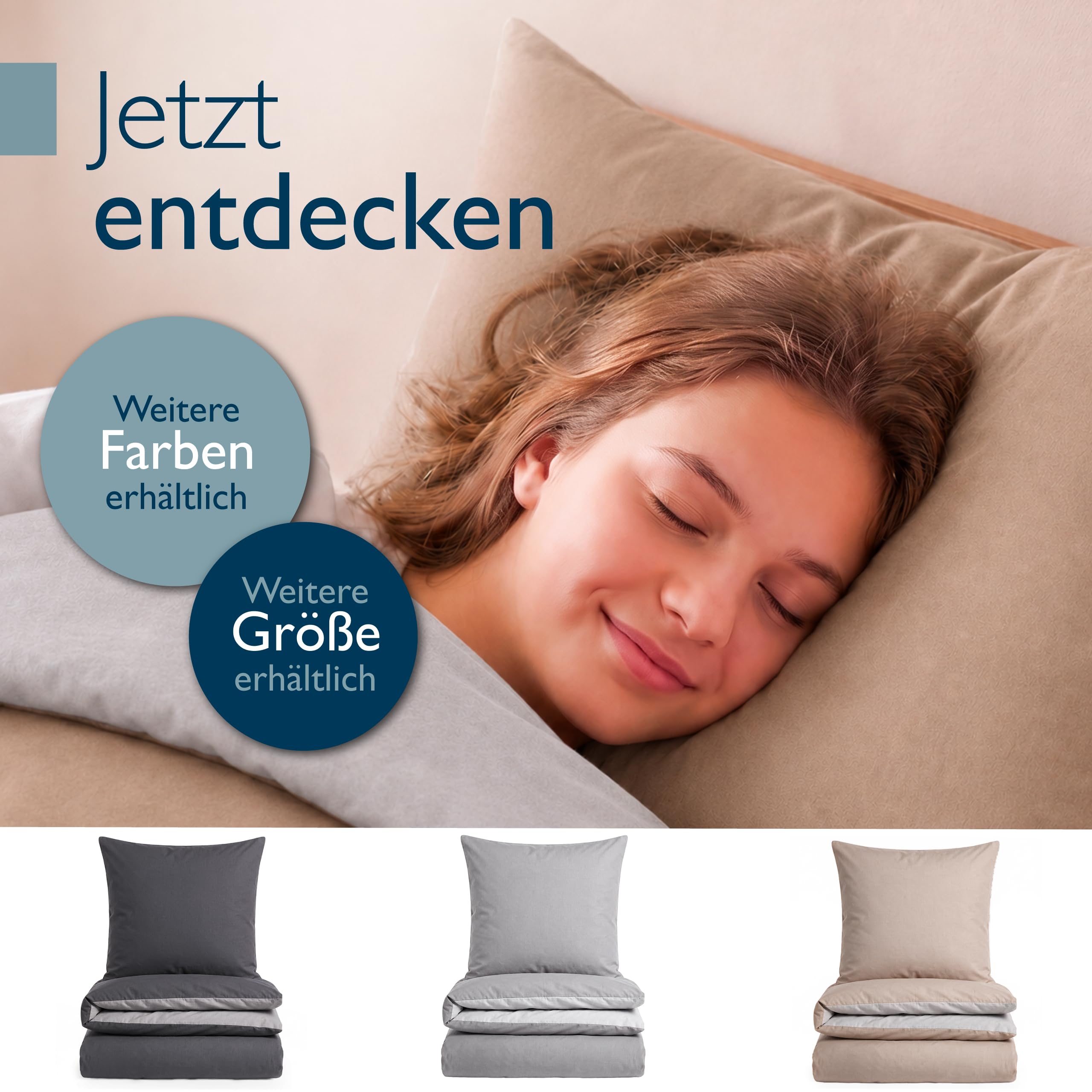 Beautissu Biber Bettwäsche 2tlg Winter Wendebettwäsche 100% Baumwolle