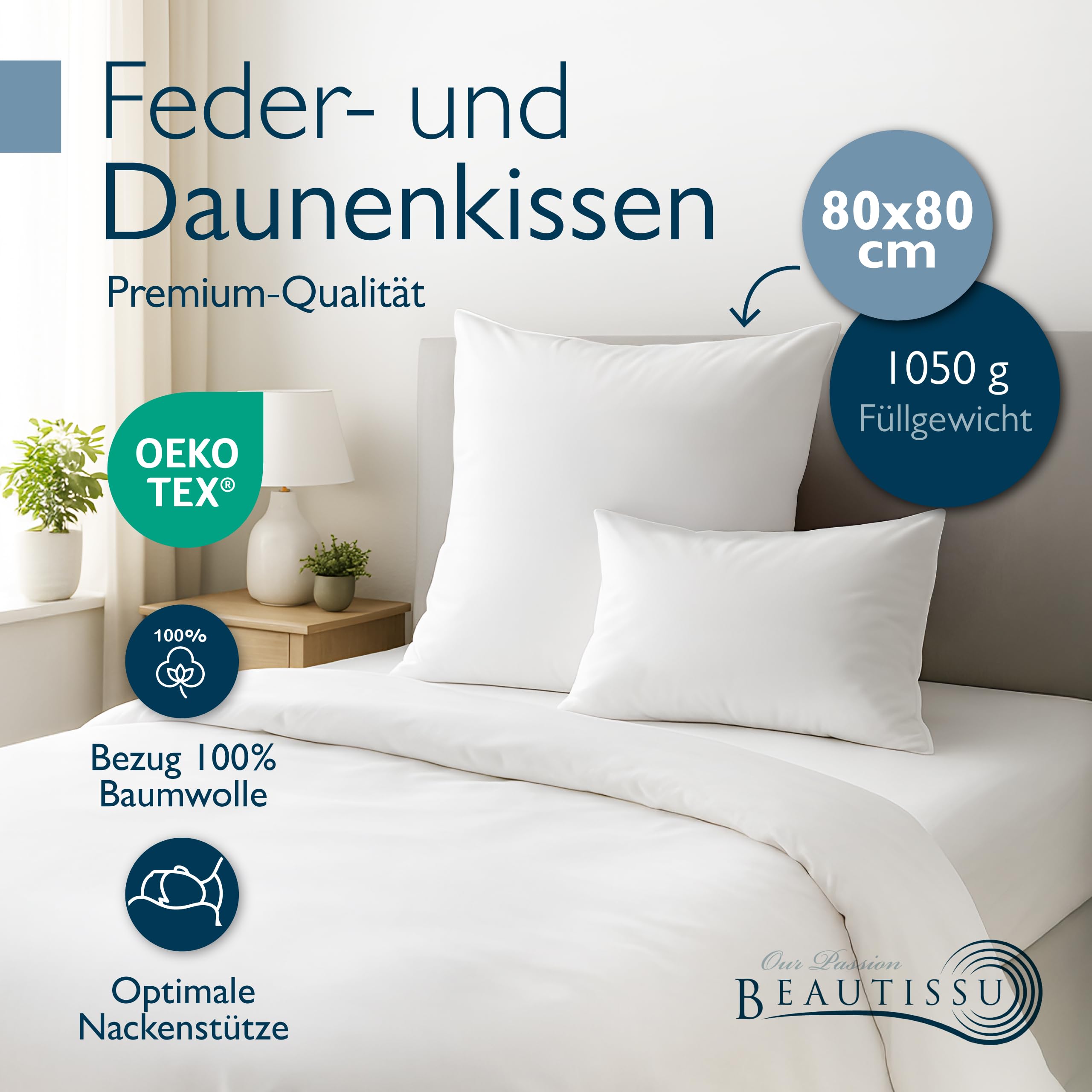 Beautissu Daunenkissen FK
