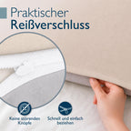 Beautissu Biber Bettwäsche 2tlg Winter Wendebettwäsche 100% Baumwolle