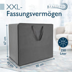 Beautissu Große Aufbewahrungstasche für Bettdecken, Kopfkissen, Klappmatratze