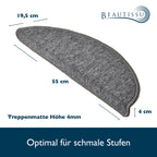 Beautissu XXL Treppenstufen Matten ProStair
