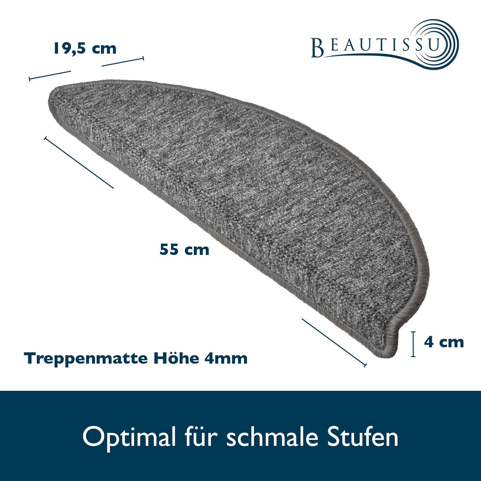 Beautissu XXL Treppenstufen Matten ProStair