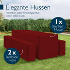 Beautissu 3tlg Biertischhussen Set