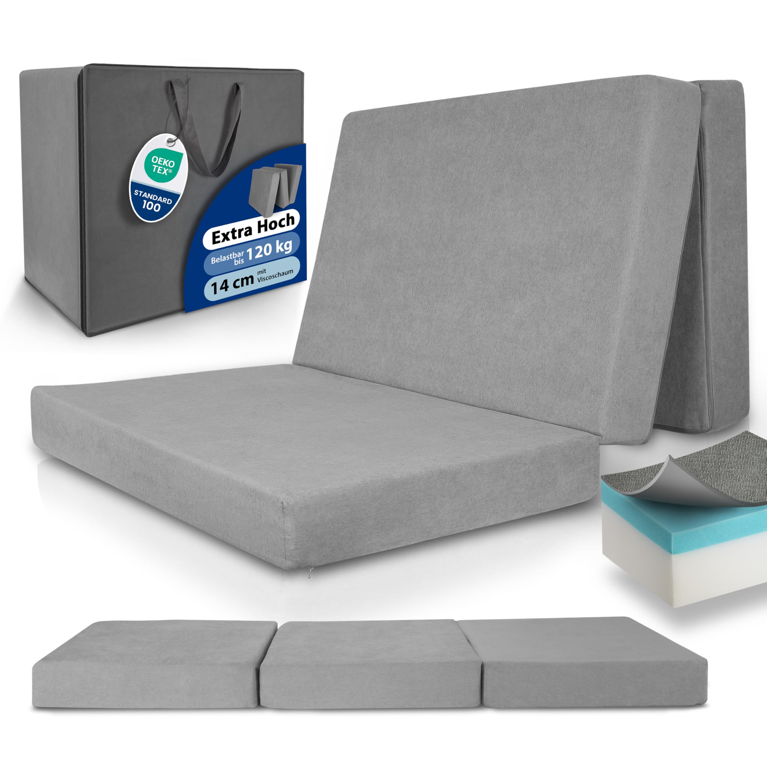 Beautissu Premium L Klappmatratze