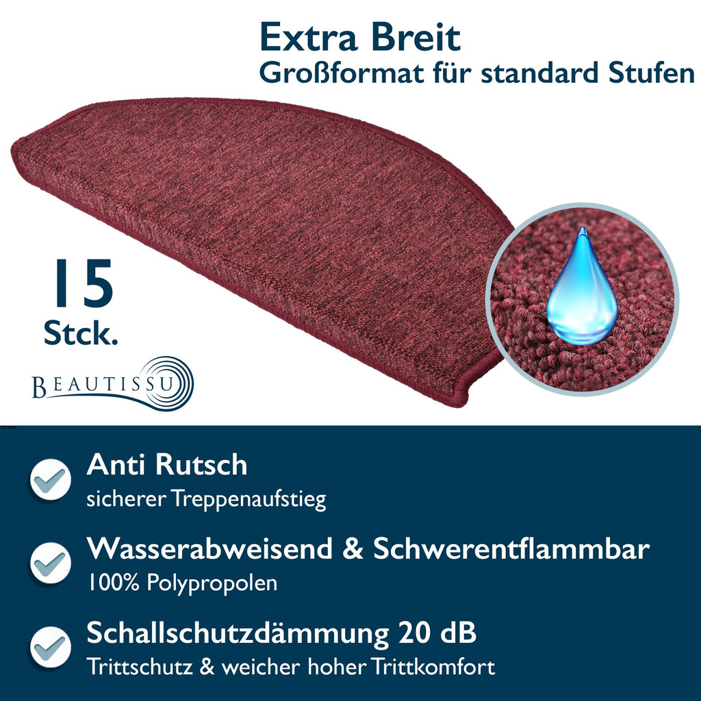 Beautissu XXL Treppenstufen Matten ProStair