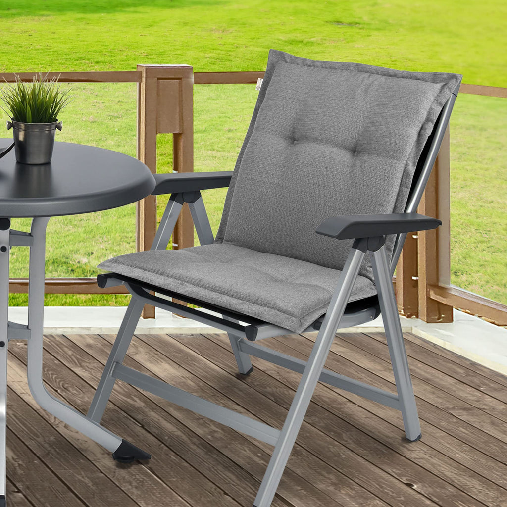 Beautissu Premium Gartenstuhlauflage Niedriglehner 105x50x7cm HighLux NL